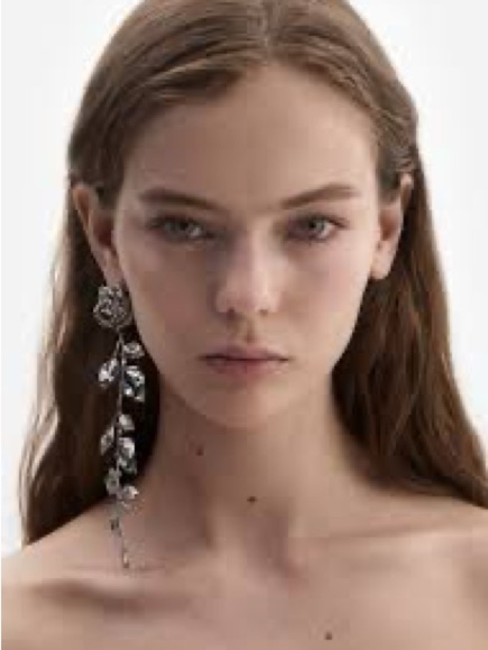 Silver Leaf Cascade Drop Earrings - Women Jewelry
